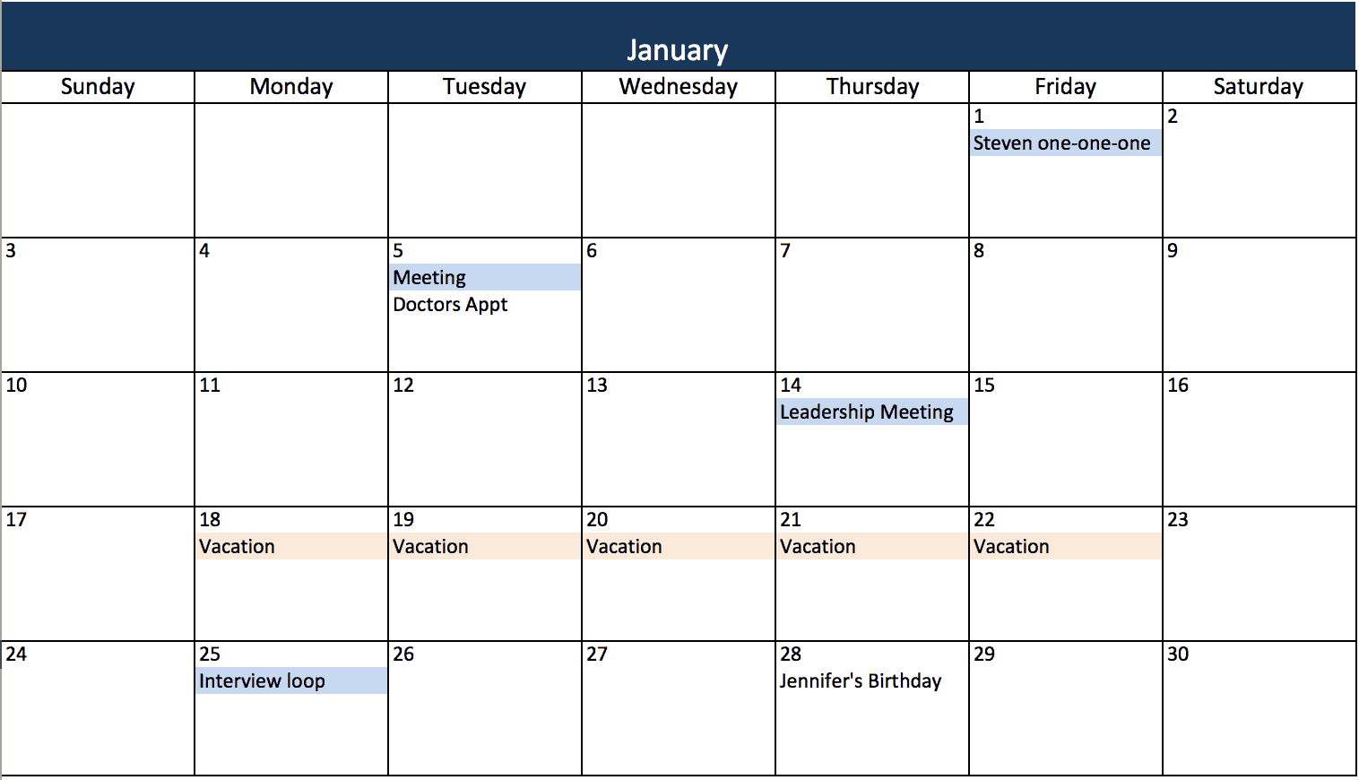 Make A 2017 Calendar In Excel includes Free Template 